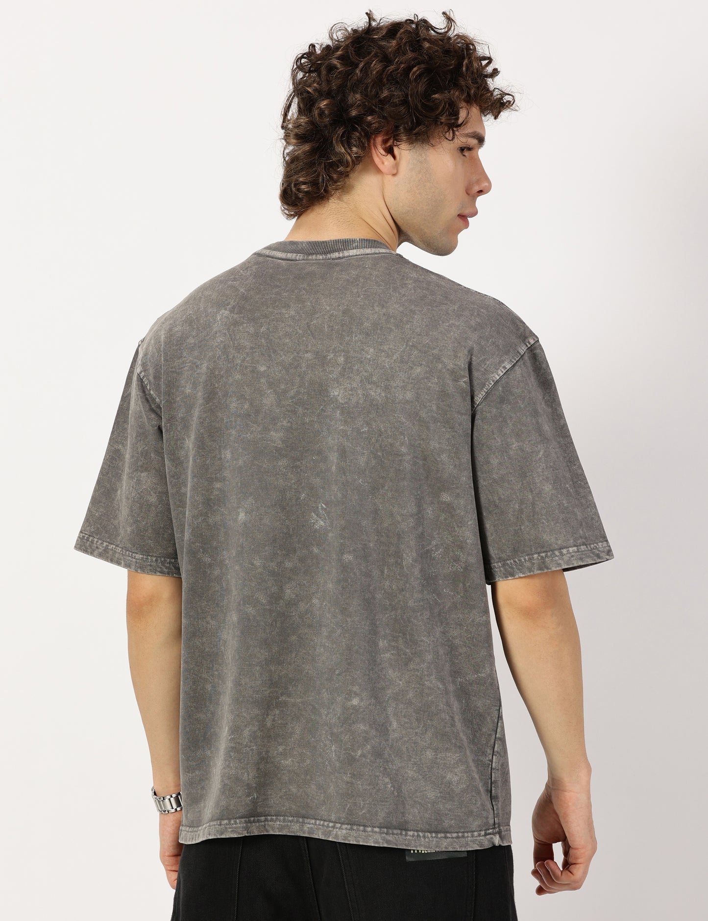 Stone Washed Grey Tee