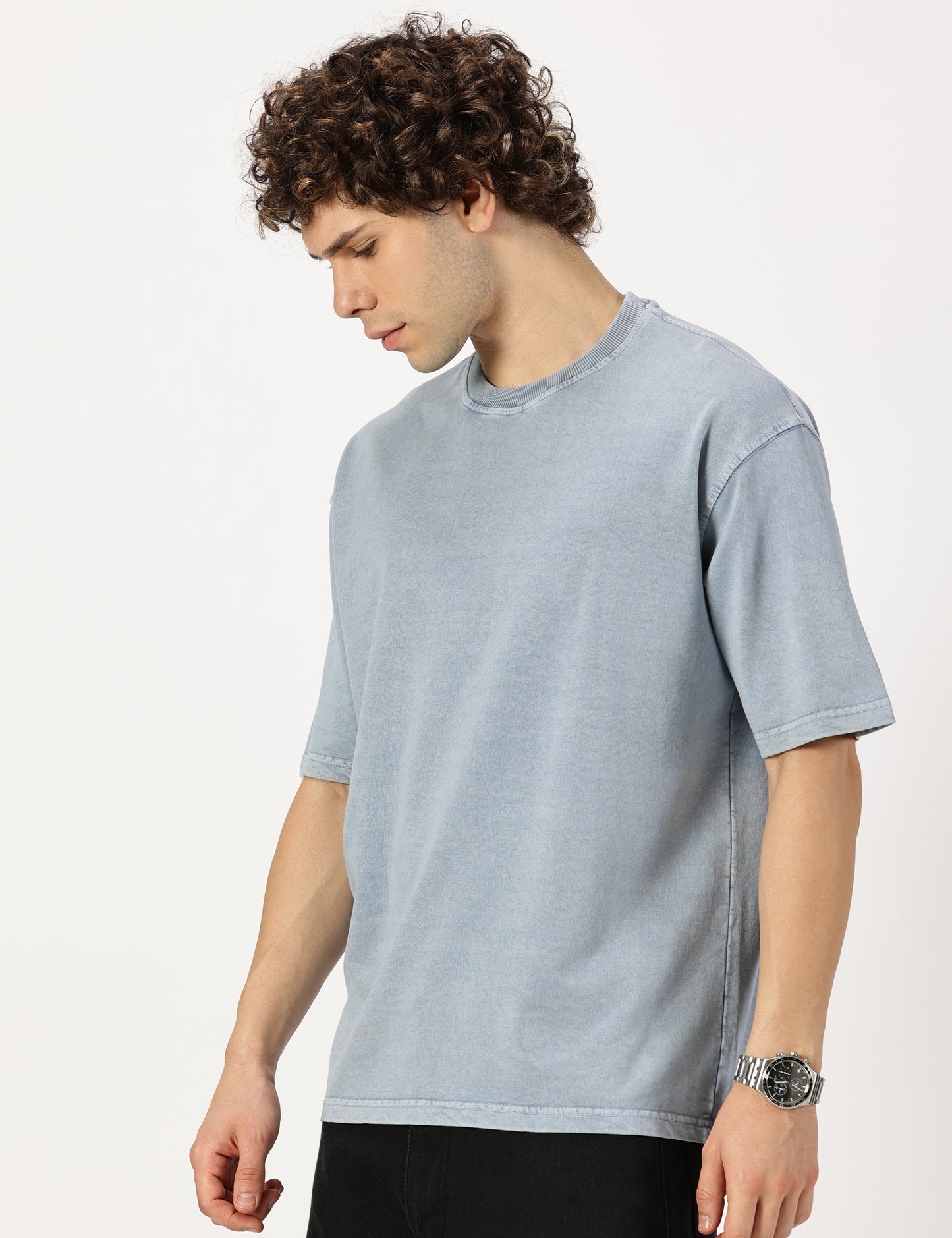 Stone Washed Blue Tee