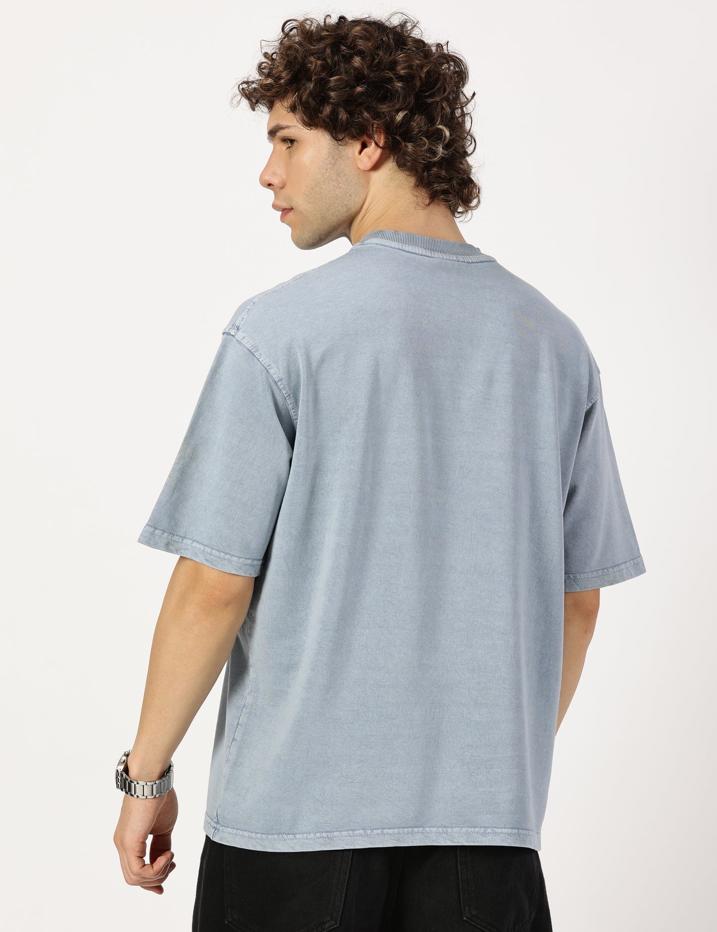 Stone Washed Blue Tee