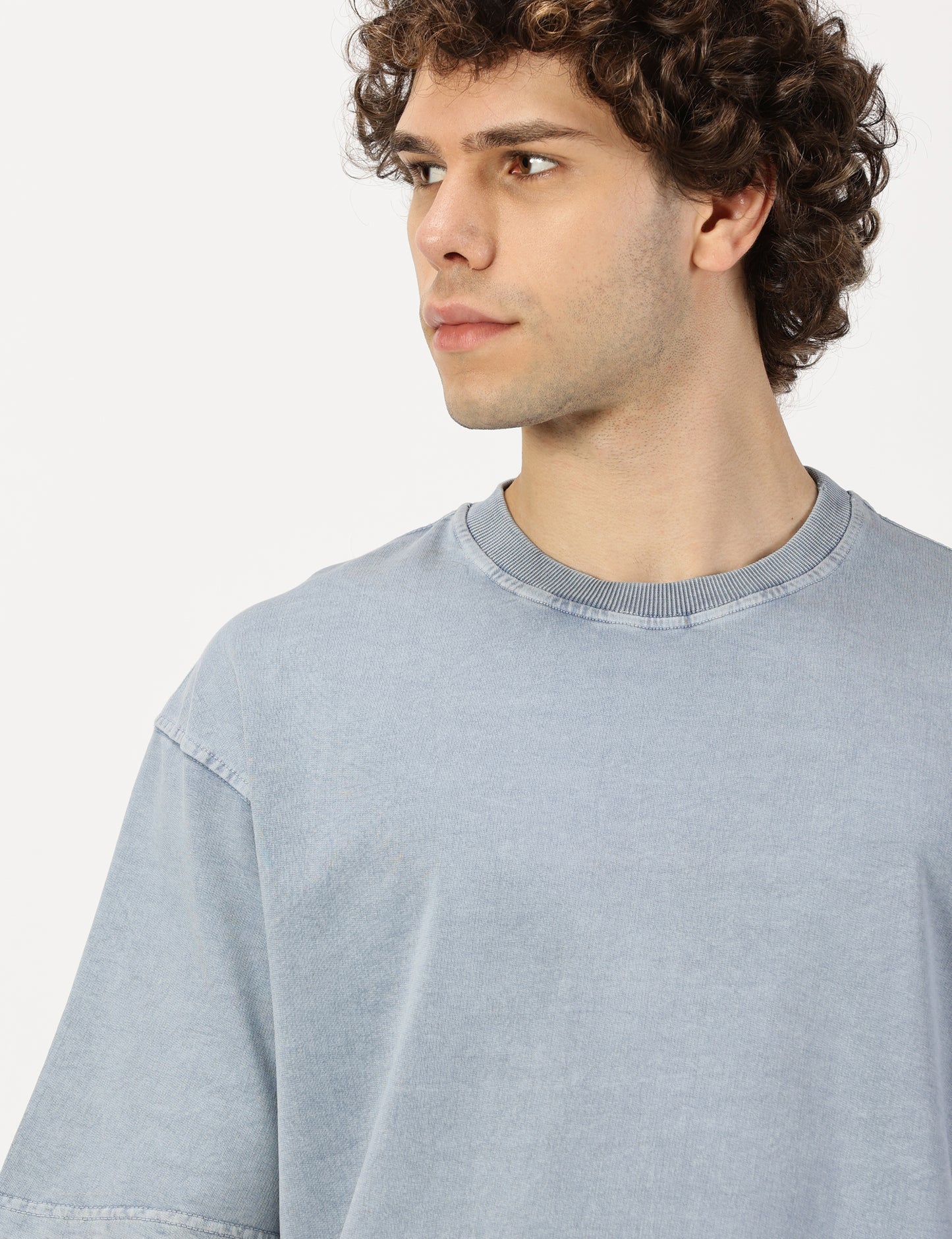 Stone Washed Blue Tee